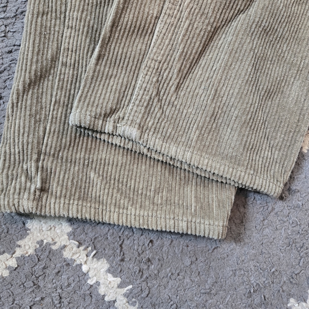 Empyre Tori Green Khaki Corduroy Skate Pants Size 0 - Picture 9 of 13